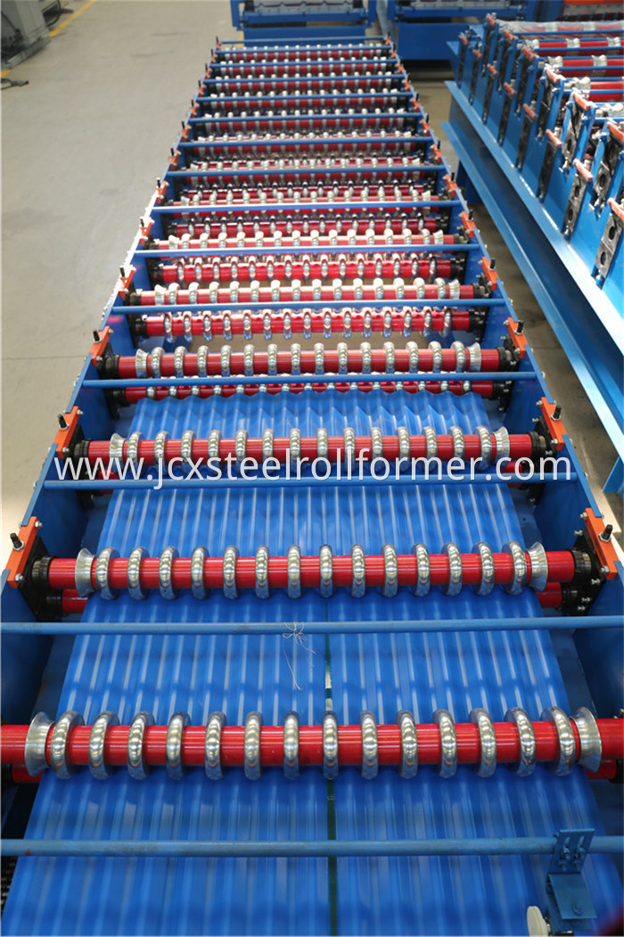 Long Span Corrugated PPGI/Gi Roofing Sheets Roll Forming Machinery